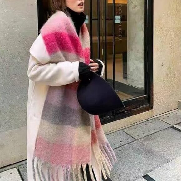 Chunky Winter Scarf Very Warm - Soft - Picture 6 of 7